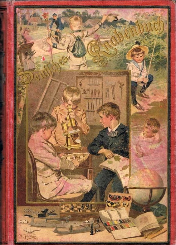 Leinwand Knabenbuch DB