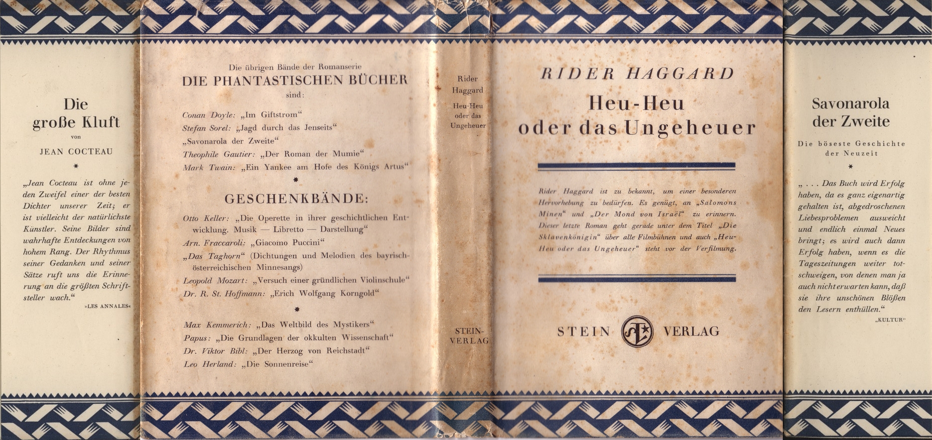 Schutzumschlag Heu-Heu SU