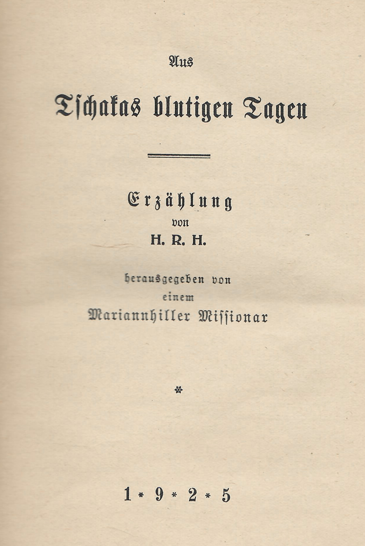 Zur Verfügung gestellt von Oswald Freudenreich Reimlingen-Titel