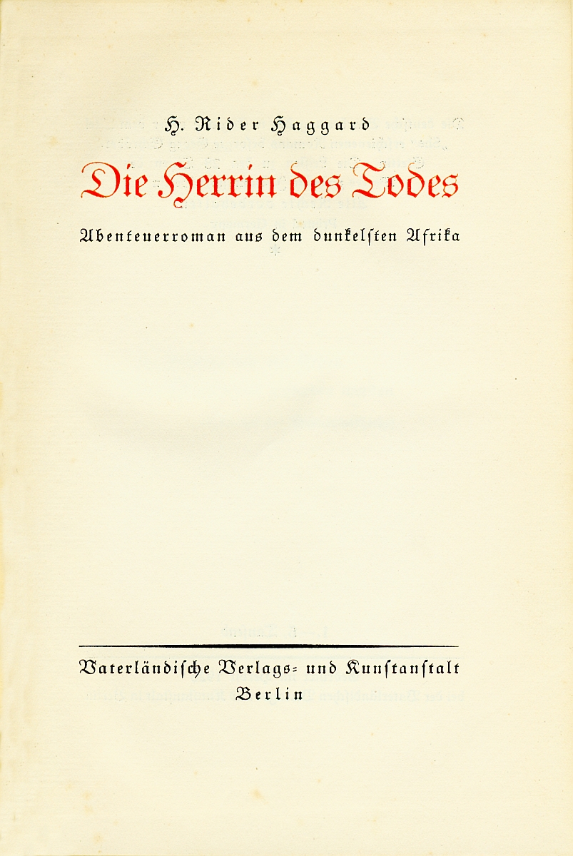 Titelblatt Herrin Tit